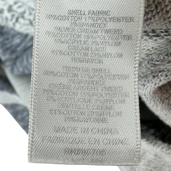 REBECCA TAYLOR Lace Insert Sweatshirt Gray White Silver - Picture 7 of 7